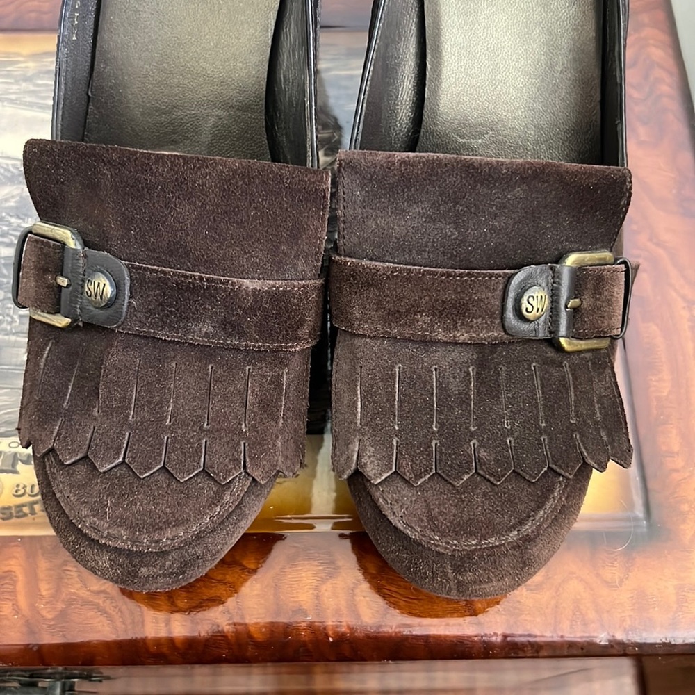 Stuart Weitzman shoes women Size 9M brown color - Picture 3 of 9